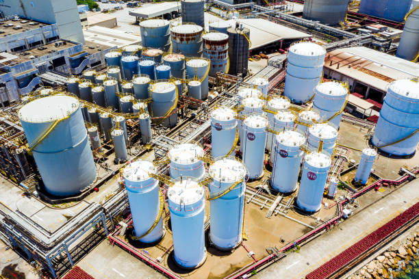 istock Oil Storage tanks in Hong Kong 1248682520