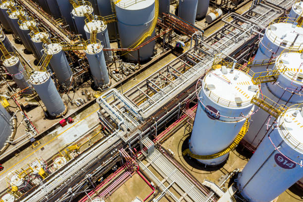 istock Oil Storage tanks in Hong Kong 1248682521