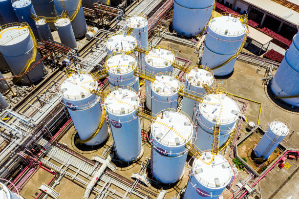istock Oil Storage tanks in Hong Kong 1248682539