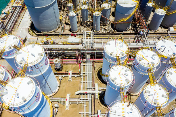 istock Oil Storage tanks in Hong Kong 1248682553