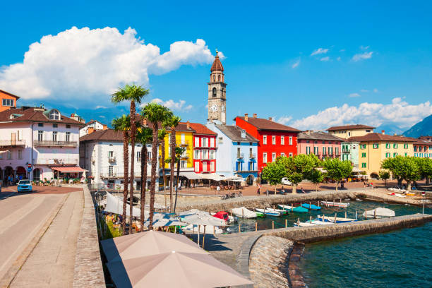 istock Ascona town near Locarno, Switzerland 1248686099