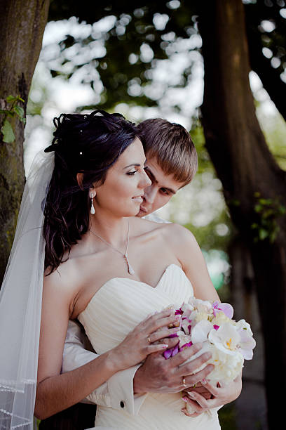 istock Wedding couple outdoor 124868782
