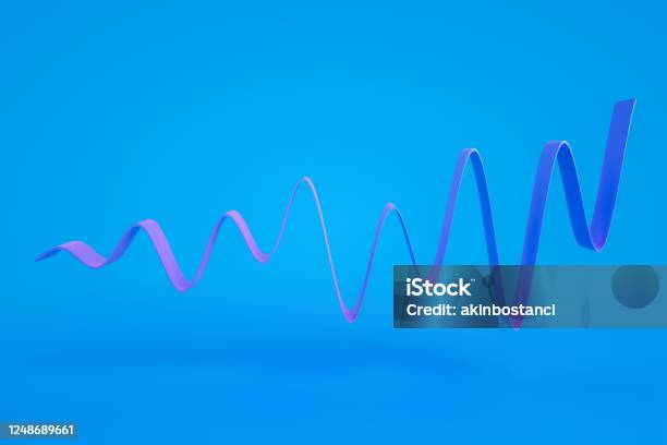 Abstract Curve Chart Background Multi Colored Stock Photo - Download ...