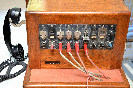 In the fifties, telephonists were working on switchboards using manual connections