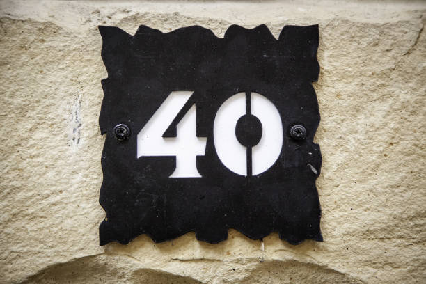 istock Number forty street 1248691467