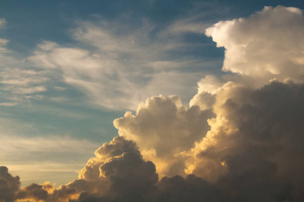 istock The Sky before storm and heavy rain coming. Sky with dark gray cloud. 1248693806