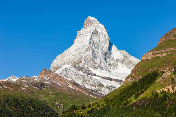 istock Matterhorn mountain range in Switzerland 1248694705