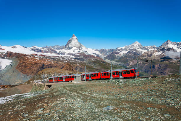 istock Gornergrat Railway Railway Train Train, Zermatt 1248694711