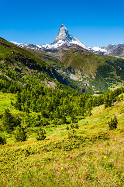 istock Matterhorn mountain range in Switzerland 1248694739