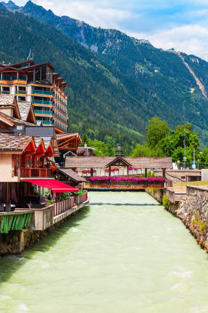 istock Chamonix Mont Blanc town, France 1248694793