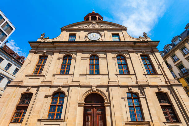 istock Fusterie Temple church in Geneva 1248694841