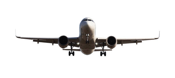istock Passenger airplane isolated on white background 1248695046