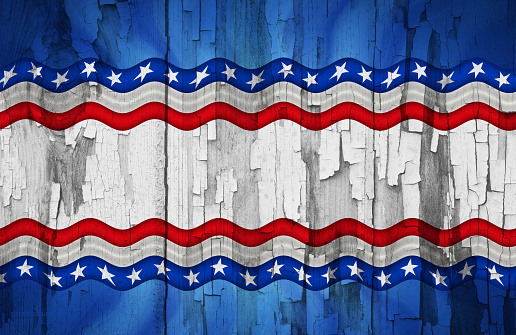 American patriotic Wood Background