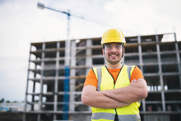 istock Portrait Of Construction Worker. 1248696211