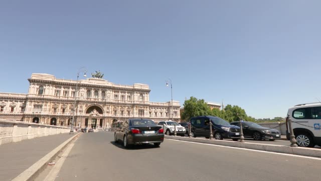 Corte suprema di cassazione. Italian Supreme Court, a beautiful building with an ancient exterior in the center of Rome.
