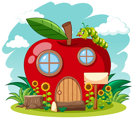 Manzana roja con un gusano vector gratis | ¡Descargalo ahora! Manzana roja con un gusano vector gratis | ¡Descargalo ahora!