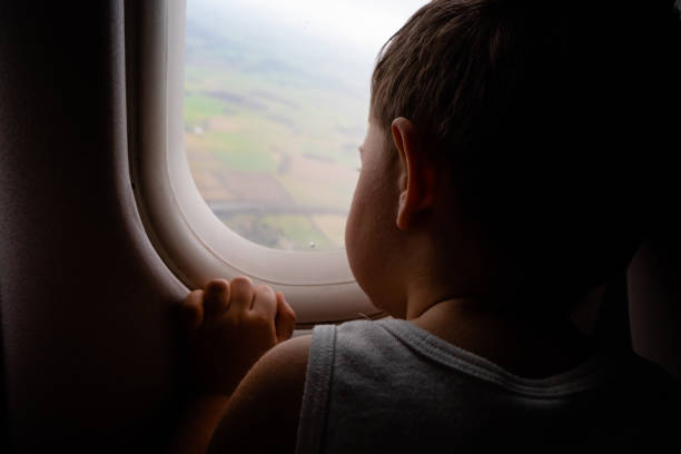 istock Baby boy in the plane 1248708041