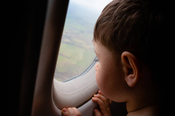 istock Baby boy in the plane 1248708051