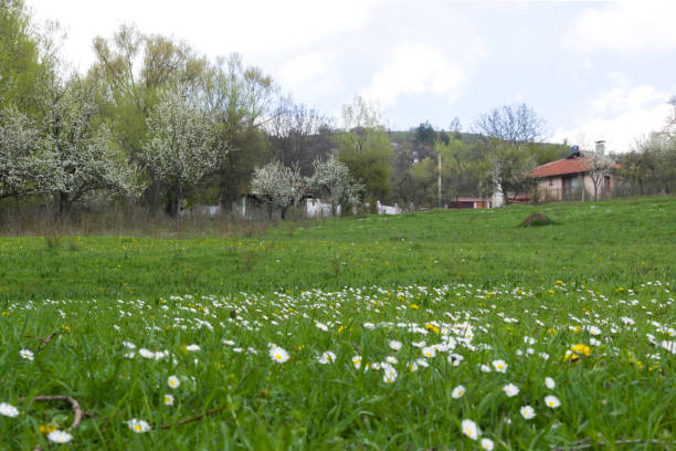 Spring Landscape near village of Zasele, Balkan Mountains, Bulgaria