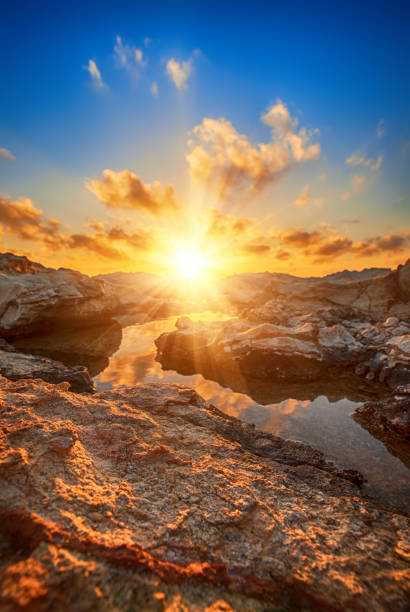 istock Sunrise at sea 1248718686