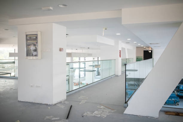 istock Interior of empty nearly finished building 1248722866