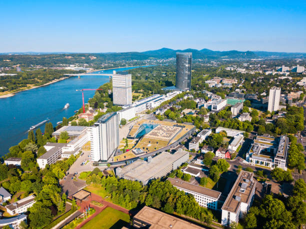 istock Bonn aerial panoramic view, Germany 1248727593