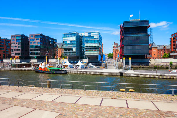 istock Hamburg city centre view, Germany 1248730347