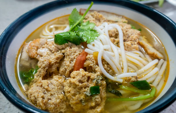 istock Vietnamese crab and tomato noodle soup (Ban Rieu Cua) 1248735206