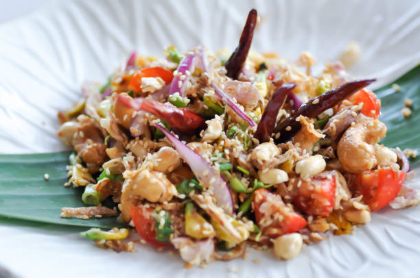 istock vegetable salad, spicy salad or vegetable salad 1248741935