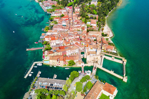 istock Scaligero Castle aerial view, Sirmione 1248746006