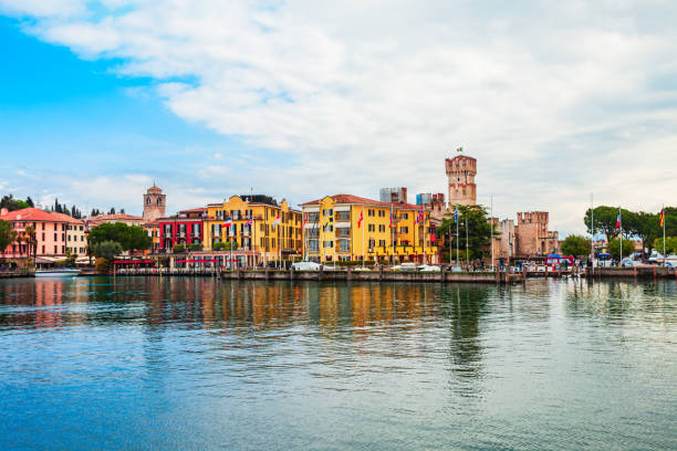 istock Scaligero Castle aerial view, Sirmione 1248746013