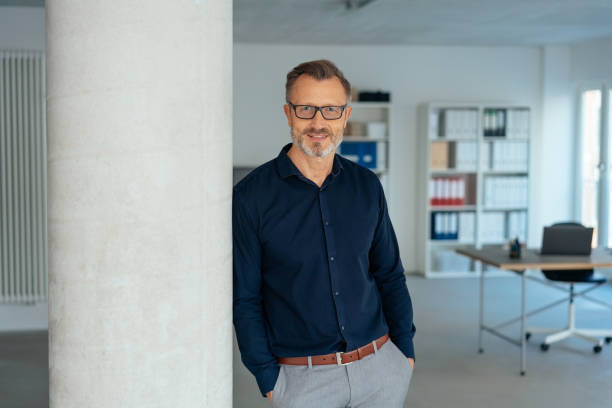istock Smart confident successful businessman in office 1248746762