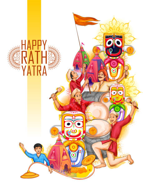 Lord Jagannath Balabhadra And Subhadra On Annual Rathayatra In Odisha Festival Background Stock Illustration - Download Image Now - iStock Lord Jagannath Balabhadra And Subhadra On Annual Rathayatra In Odisha Festival Background Stock Illustration - Download Image Now - iStock