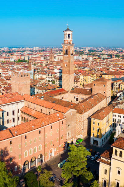 istock Torre Lamberti tower aerial view 1248749974