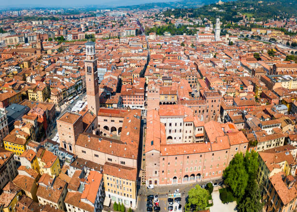 istock Torre Lamberti tower aerial view 1248749977