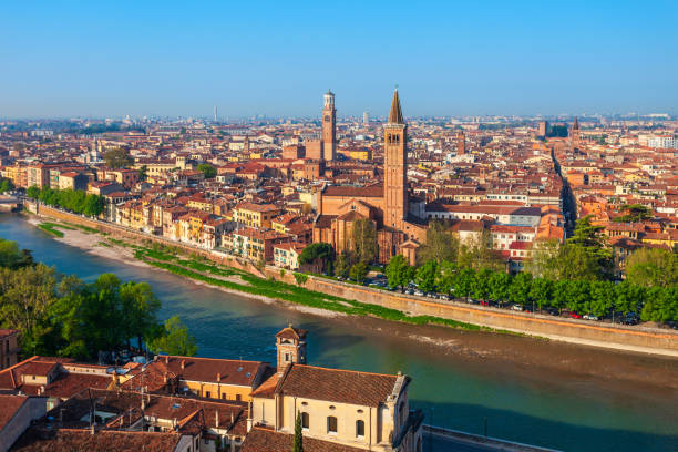 istock Verona aerial panoramic view, Italy 1248749988