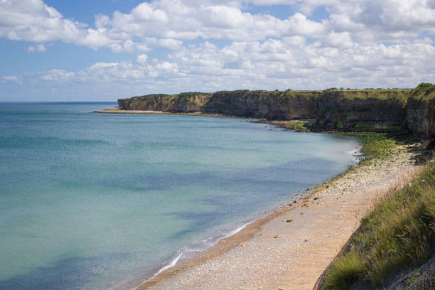 Utah Beach as seen from Pointe du Hoc