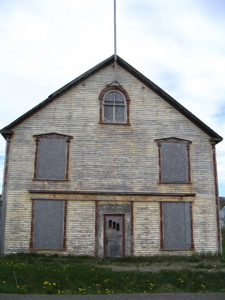 istock Old weathered abandoned building in Twillingate, Newfoundland Canada 1248756822