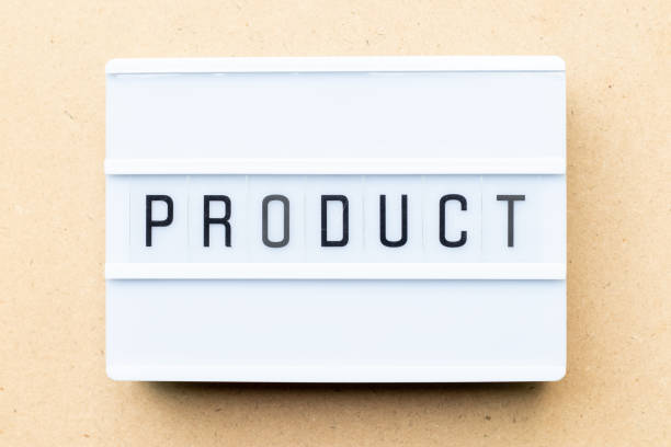 istock White lightbox with word product on wood background 1248758201