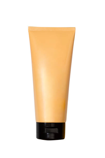Blank cosmetic tube isolated on white background (with clipping path)