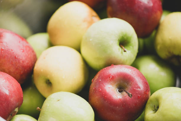 istock ripe and juicy apples 1248761328