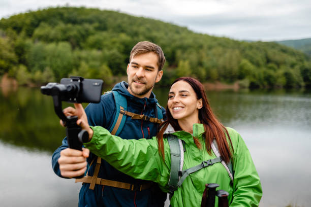 istock We merged our two hobbies, hiking and vlogging 1248761848