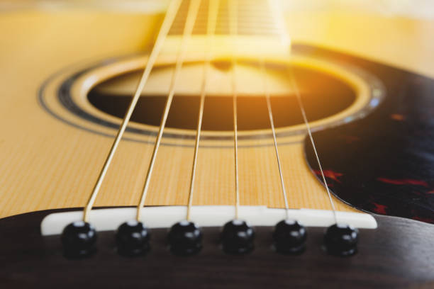 istock Close Up the acoustic guitar. 1248770488