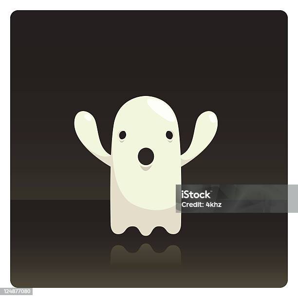 Carino Vettoriale Fantasma Di Boo - Immagini vettoriali stock e altre immagini di A mezz'aria - A mezz'aria, Carino, Fantasma