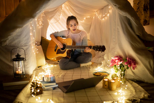 istock Teen performing at home 1248770938