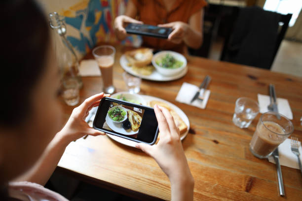 istock Taking photos of food table top shoot 1248772107