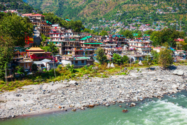 istock Beas river near Kullu town, India 1248778172