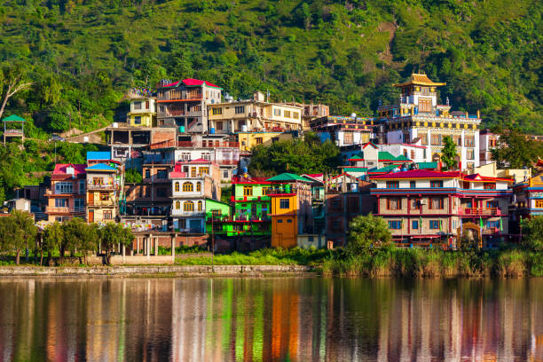 istock Rewalsar buddhist town near Mandi, India 1248778253