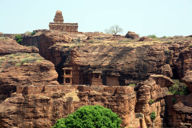 Badami, formerly known as Vatapi, is a town and headquarters of a taluk by the same name, in the Bagalkot district of Karnataka, India. It was the regal capital of the Badami Chalukyas from AD 540 to 757. It is famous for its rock cut structural temples.