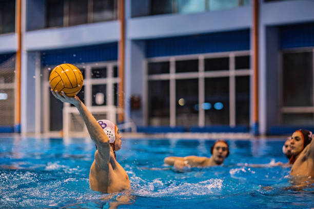 istock Men water polo match 1248782809